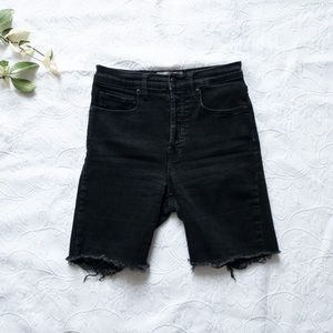 Everlane high waist stretch jean shorts 27 (J22)